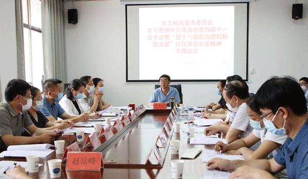 農(nóng)工黨商洛市委員會召開專題會議