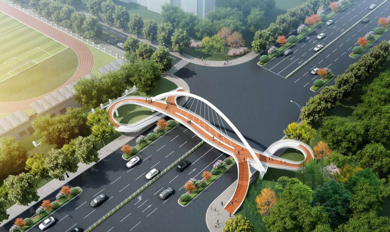 长安区3座天桥本月底亮相