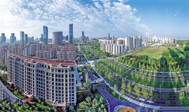 雨后灞河 欣欣向荣