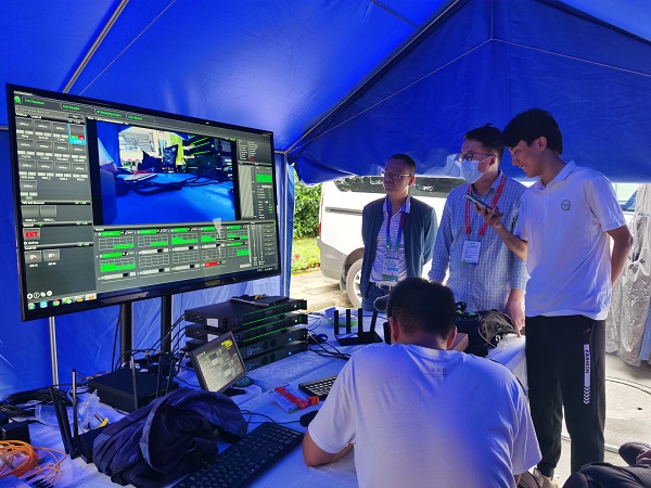 中國電信安康分公司圓滿完成“十四運會和殘?zhí)貖W會火炬?zhèn)鬟f活動安康市區(qū)站”5G直播保障任務(wù)