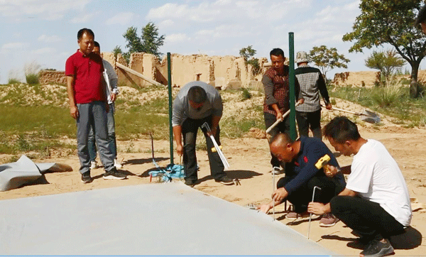 定邊縣：推廣軟體集雨窖項目 開創(chuàng)節(jié)水灌溉新模式