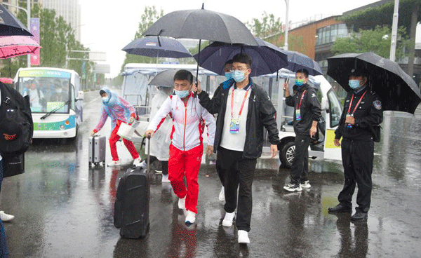 全運村迎來離村高峰