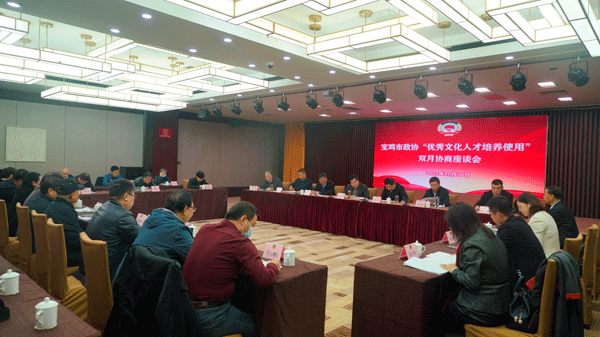加快推进优秀文化人才培养使用步伐 宝鸡市政协召开双月协商座谈会