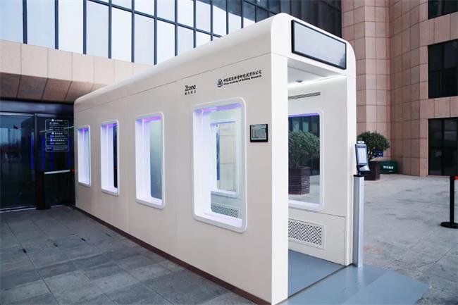 测温消杀非接触身份核验 3-5秒全流程智慧防疫通道亮相西咸