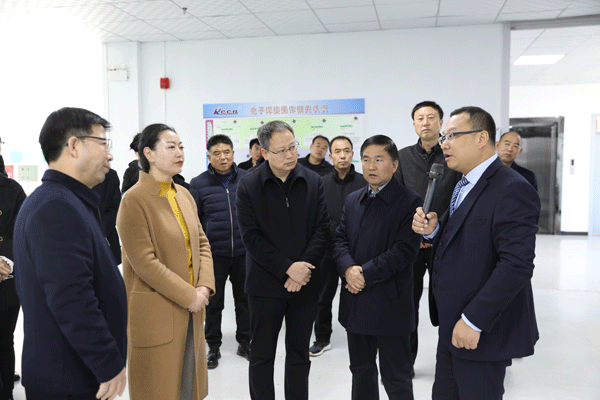 长武县政协在山阳县调研工业园区建设工作