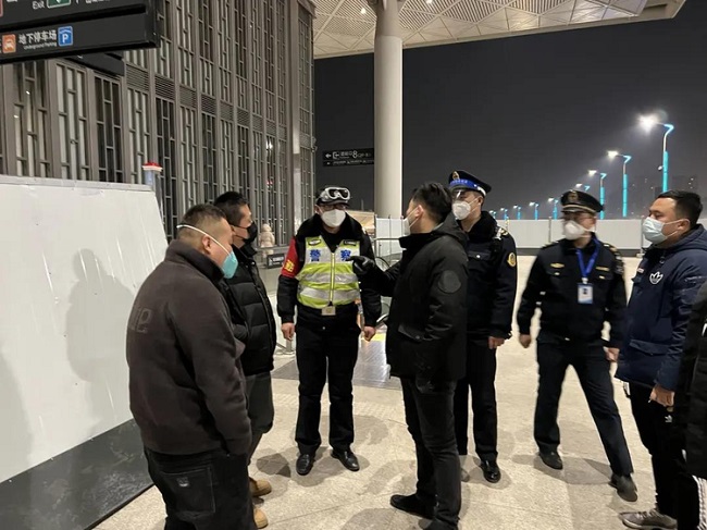 西安经开区全力保障北客站春运交通秩序