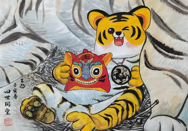 商洛举办“助力冬奥·福虎迎春”主题线上漫画展