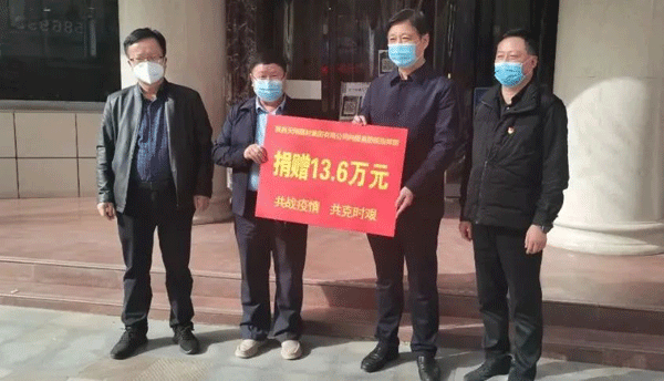 陇县政协委员边小岗捐赠价值13.6万元的防疫物资