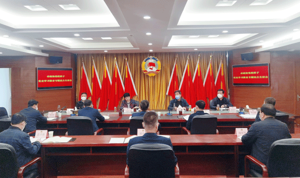 宝鸡市政协党组召开党史学习教育专题民主生活会
