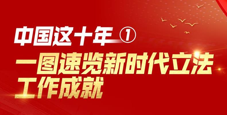 【中國這十年】一圖速覽新時代立法工作成就