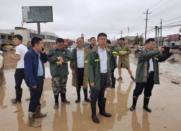 榆林市政协副主席高苗赴定边县专项督查防汛工作