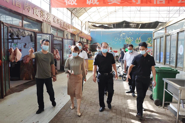 榆林市政协教科委视察全市国卫巩固提升工作