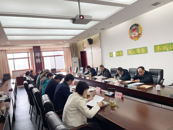碑林区政协召开党组（扩大）会议 学习中国共产党第二十次全国代表大会有关精神