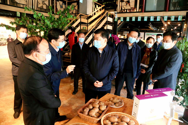 西安市政协主席王吉德赴周至县开展调研活动