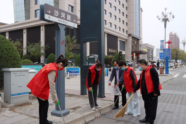 榆林市政协机关开展创文志愿服务活动