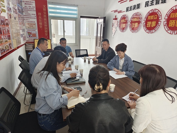 汉台区政协到包联社区走访调研