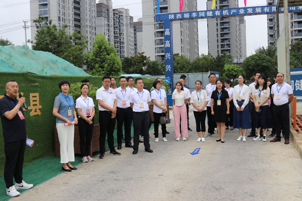 洋县政协视察重点项目建设