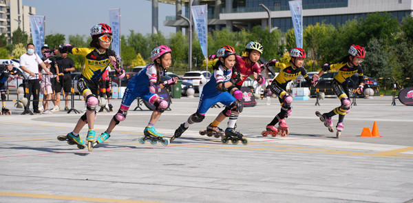 榆林举办2023陕西省学生青少年“轮转冰”速滑积分赛