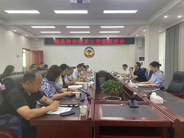 勉县政协召开政协委员工作室座谈会