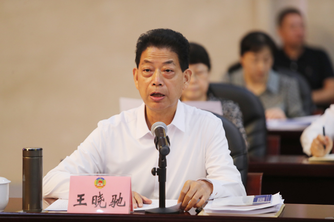省政协常委、经济委员会主任王晓驰就本次专题协商会调研情况作说明