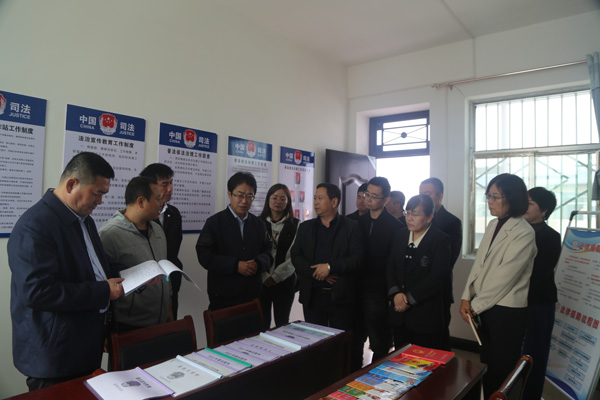 吴堡政协专项视察“八五”普法中期执行情况