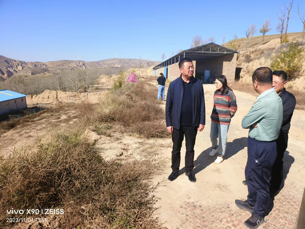 靖边县政协主席贾浩飞走访包抓镇调研集体经济和基层组织建设