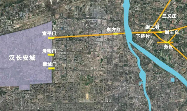 西安發現漢長安城東郊道路交通系統 或為文