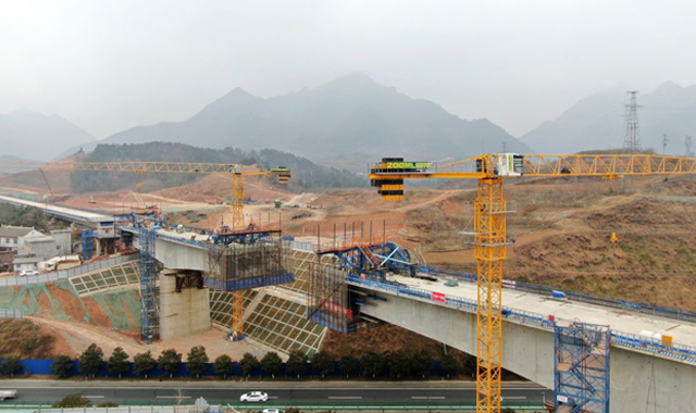 陕西：春日铁路建设忙