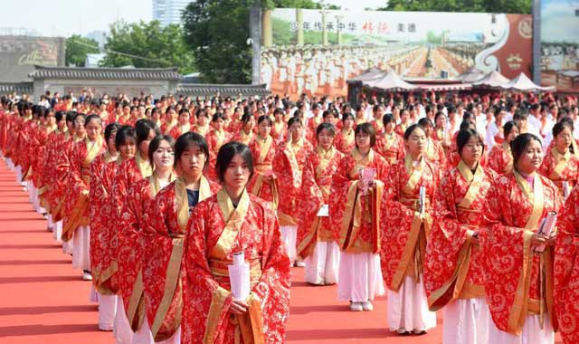 580名学子的“甲辰年汉式集体成人礼”