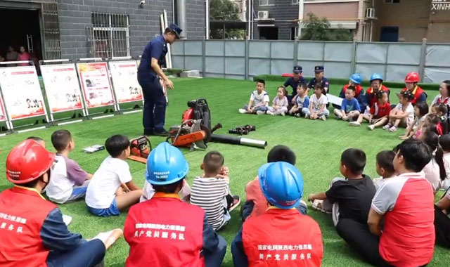 陜西寶雞：“零距離”上好開學第一課