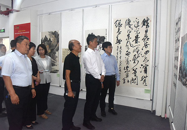 慶祝新中國和人民政協成立75周年岐山籍書畫家作品展開展