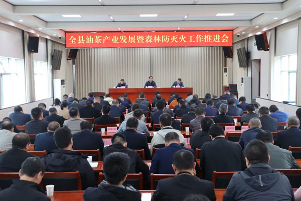 商南召开全县油茶产业发展暨森林防灭火工作推进会