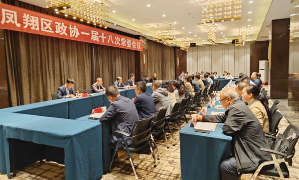 鳳翔區(qū)政協(xié)召開一屆十八次常委會會議