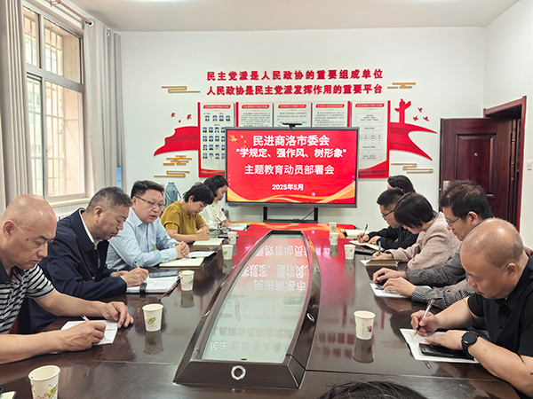 民進(jìn)商洛市委會(huì)召開(kāi)主題教育動(dòng)員部署會(huì)