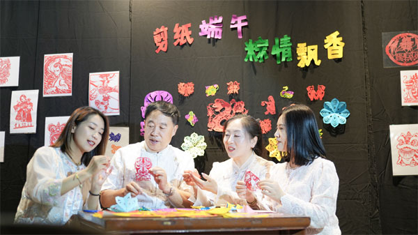 隴縣：隴州剪紙慶端午 非遺傳承展魅力