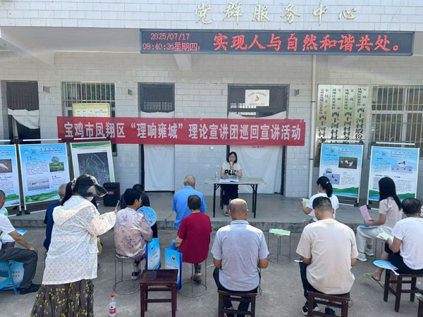 寶雞市鳳翔區(qū)：理論宣講接地氣 服務群眾零距離