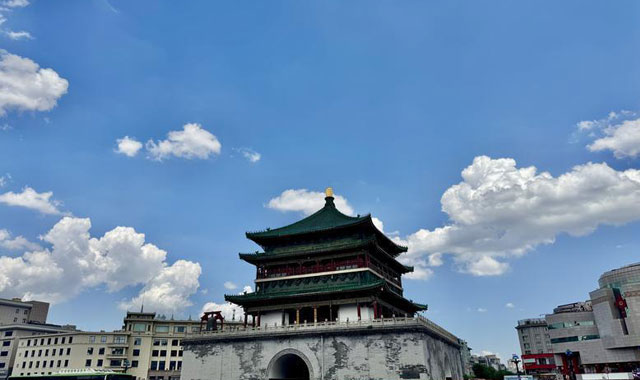 古城西安云景如畫