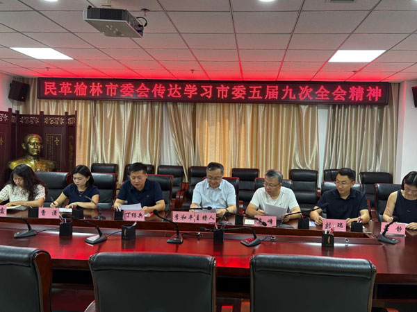 民革榆林市委會傳達學(xué)習(xí)市委五屆九次全會精神