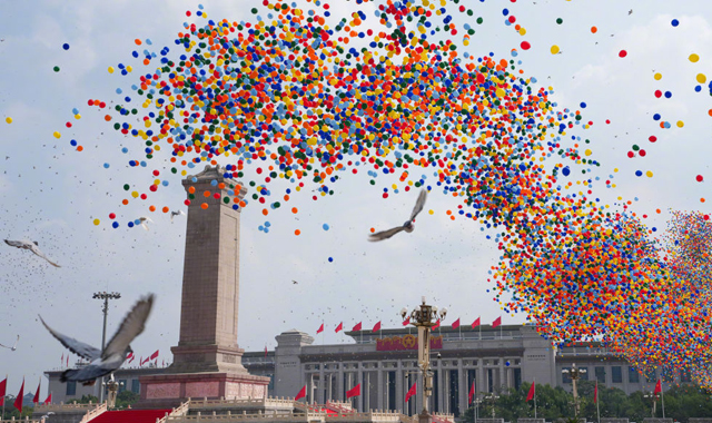 天安门上空这一幕太震撼