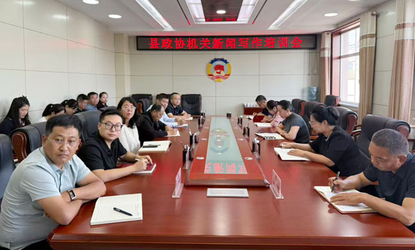 榆林市定邊縣政協(xié)機(jī)關(guān)召開新聞寫作培訓(xùn)會(huì)