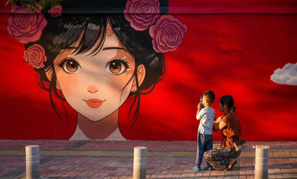 漢中市寧強(qiáng)縣特色墻繪成新晉“網(wǎng)紅