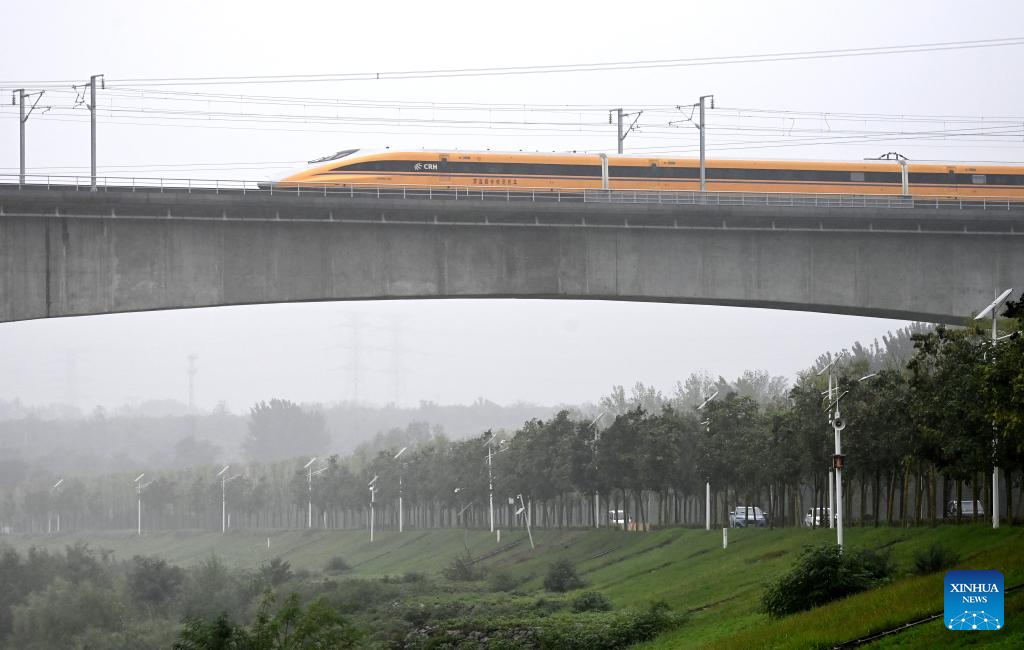 Xi'an-Yan'an high-speed railway officially starts operation tests