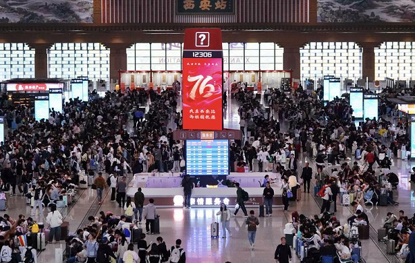 返程高峰！西安铁路局10月8日加开旅客列车256
