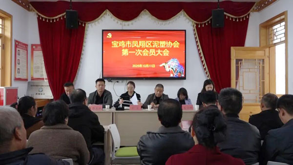 宝鸡市凤翔区泥塑协会成立