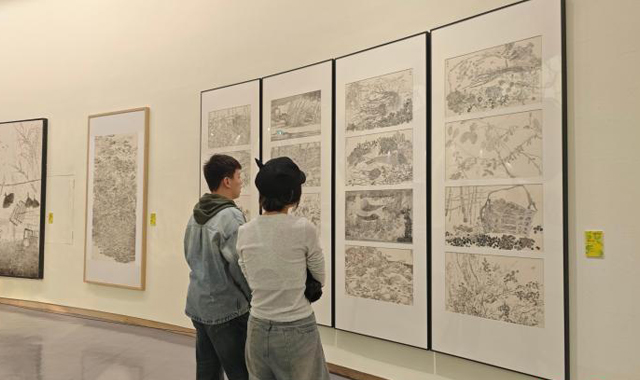 300余件作品亮相陕西当代中国花鸟画研究展