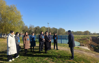 渭城区政协调研渭城段堤防标准化建设与滩区