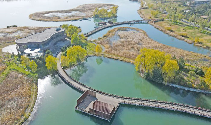 水韵织就初冬美景