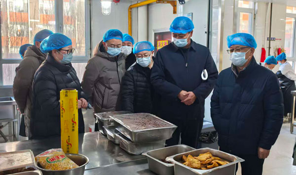 榆阳区政协主席万勇督导包保单位食品安全工
