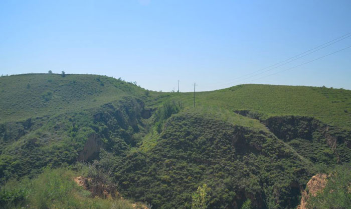 陜西榆林發現秦直道遺跡