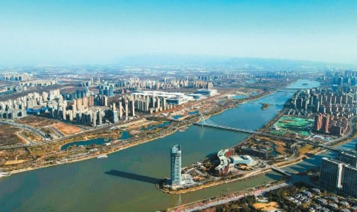 晴冬浐灞望長空